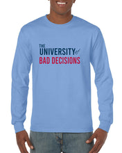 Load image into Gallery viewer, Long Sleeve Tee - Blue &amp; Red Font (Unisex)
